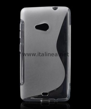 Силиконов TPU S-Line калъф Nokia 535 / бял