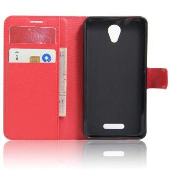 Калъф / book type / Alcatel 5051 One Touch Pop 4 - червен