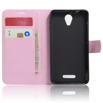 Калъф / book type / Alcatel 5051 One Touch Pop 4 - розов