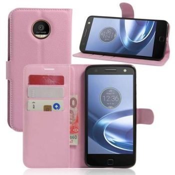 Калъф /book type/ Motorola Moto Z Play - розов