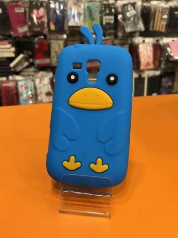 3D Силиконов гръб Samsung S7562 Galaxy S Duos - синьо пате
