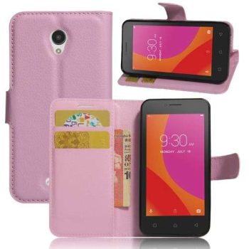 Калъф / book type / Lenovo Vibe B / A Plus / A1010 / A2016 - розов