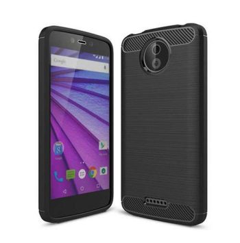 Силиконов калъф Carbon Motorola Moto C