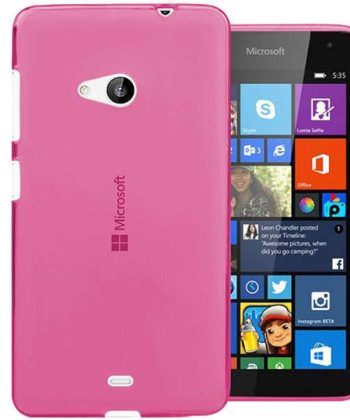 Силиконов TPU Jelly калъф Nokia 535 - розов