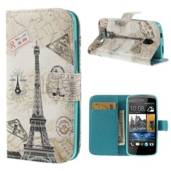 Калъф / book type / HTC Desire 500 - Paris