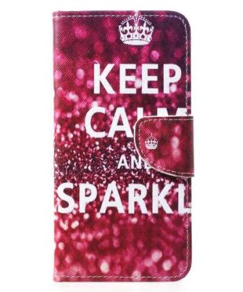 Калъф /book type/ Huawei P30 Lite - Keep calm