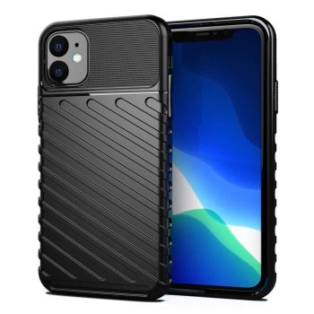 Силиконов гръб Thunder iPhone 11 - черен