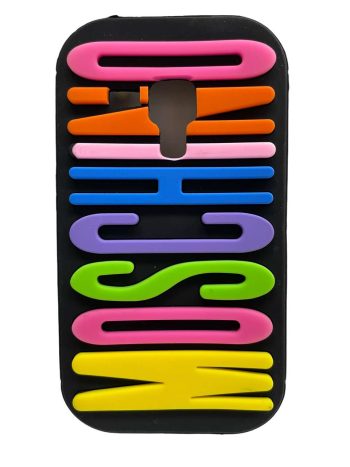 3D Силиконов гръб Samsung i8190 Galaxy S3 mini - Moschino черен