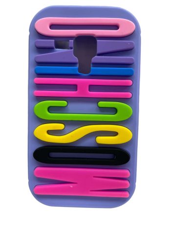 3D Силиконов гръб Samsung i8190 Galaxy S3 mini - Moschino лилав