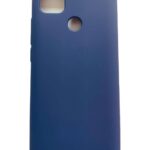 Силиконов гръб Solid Silicone Xiaomi Redmi 9C - син зелени копчета