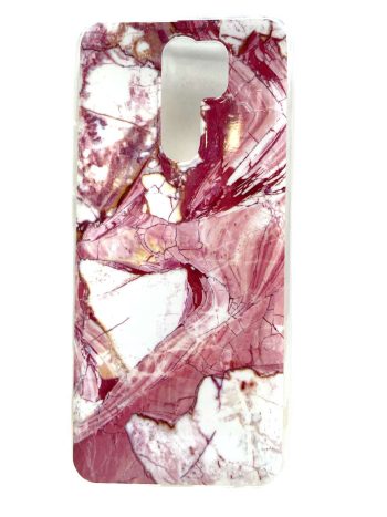Силиконов гръб Xiaomi Redmi 9 - розов мрамор