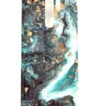Силиконов гръб Marble Glitter Xiaomi Redmi 9 - Design-4