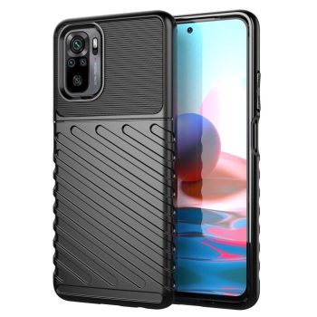 Силиконов гръб Thunder Xiaomi Redmi Note 10 - черен