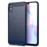 Силиконов гръб Carbon Xiaomi Redmi 9A - син