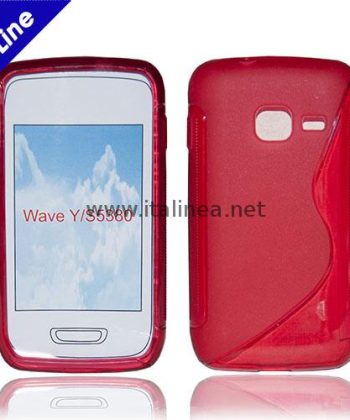 Силиконов TPU S-Line калъф Samsung s5380 Galaxy Wave Y / червен