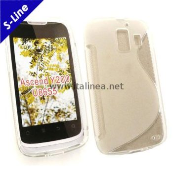 Силиконов TPU S-Line калъф Huawei Y200 Ascend / бял