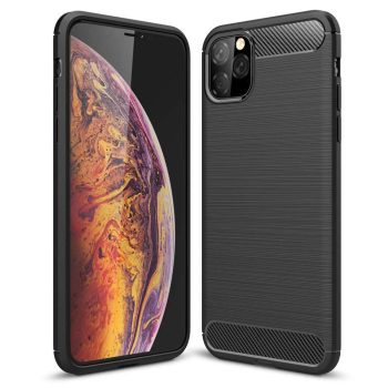 Силиконов гръб Carbon iPhone 11 - черен