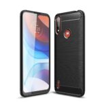 Силиконов гръб Carbon Motorola Moto E7 Power - черен
