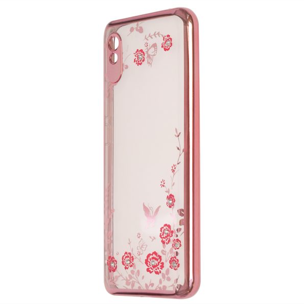 Силиконов гръб Circonia Xiaomi Redmi 9A - rose-gold