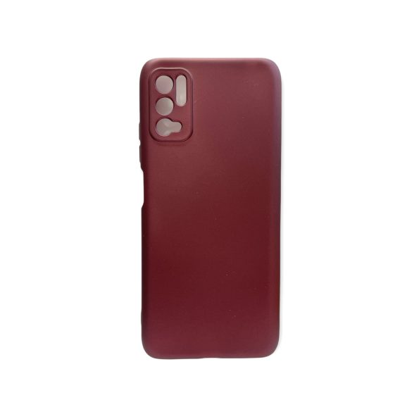 Силиконов калъф гръб кейс Uni Case Xiaomi Redmi Note 10 5G / Poco M3 Pro - бордо
