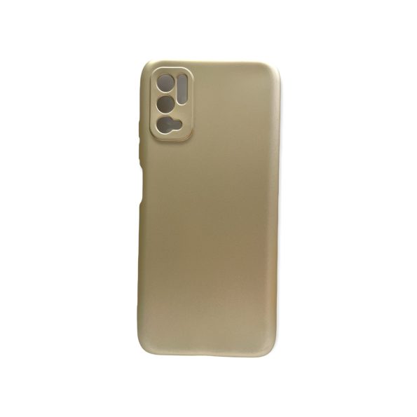 Силиконов калъф гръб кейс Uni Case Xiaomi Redmi Note 10 5G / Poco M3 Pro - златен