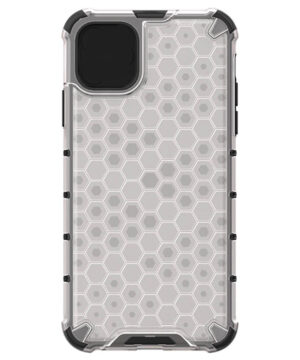 Удароустойчив гръб Honeycomb iPhone 13 Mini - прозрачен