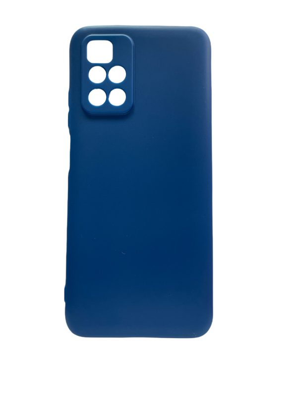 Силиконов калъф гръб Matt Case Xiaomi Redmi 10 - син