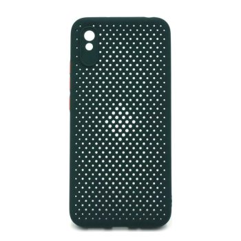 Силиконов калъф гръб Breath Case Xiaomi Redmi 9A - зелен