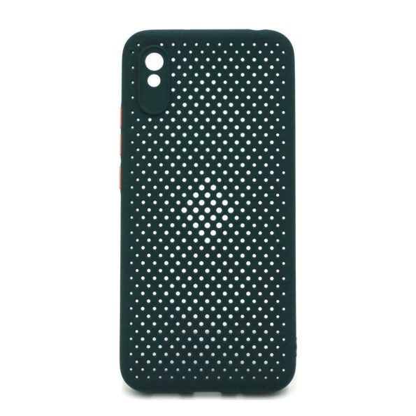 Силиконов калъф гръб Breath Case Xiaomi Redmi 9A - зелен