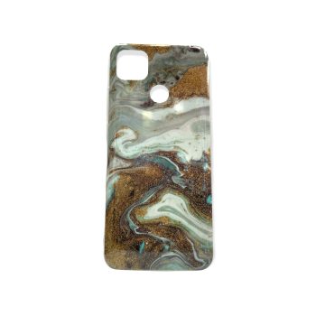 Силиконов калъф гръб Marble Glitter Xiaomi Redmi 9C - Design-5