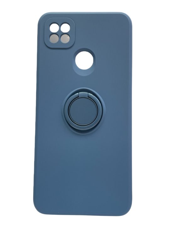 Силиконов калъф гръб Ring Case Xiaomi Redmi 9C - син