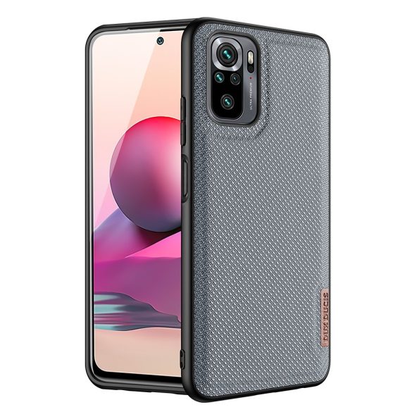 Силиконов калъф гръб Dux Ducis Fino Case Xiaomi Redmi Note 10 - сив
