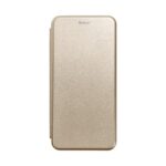 Кожен калъф тефтер / Elegance Book / Xiaomi Redmi Note 10 - златен