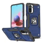 Хибриден калъф гръб Wozinsky Ring Armor Xiaomi Redmi Note 10 - син