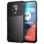 Силиконов калъф гръб Thunder Case Motorola Moto E7 - черен