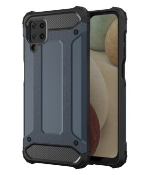 Хибриден калъф гръб Armor Case Samsung Galaxy A12 - син