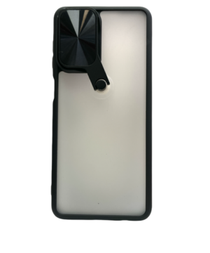 Хибриден калъф гръб с капак за камерата Cyclops Case Samsung Galaxy A12 - черен