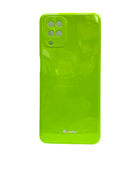 Силиконов калъф гръб Jelly Case Samsung Galaxy A12 - лайм