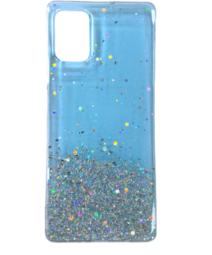 Силиконов калъф гръб Brilliant Case Samsung Galaxy A71 - светло син