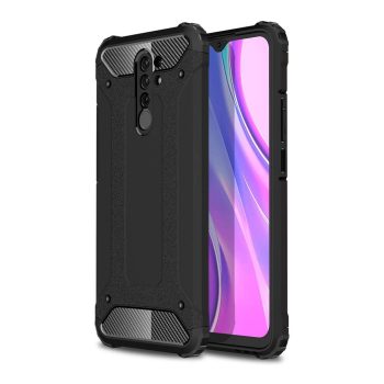 Хибриден калъф гръб Armor Case Xiaomi Redmi 9 - черен