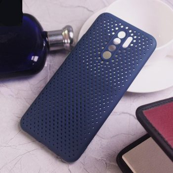 Силиконов калъф гръб Breath Case Xiaomi Redmi 9 - син