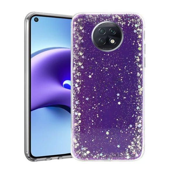 Силиконов калъф гръб Brilliant Case Xiaomi Redmi Note 9T - лилав
