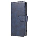 Кожен калъф тефтер / Magnet Case Elegant / Xiaomi Redmi Note 9T - син