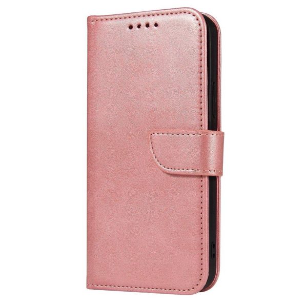 Кожен калъф тефтер / Magnet Case Elegant / Xiaomi Redmi Note 9T - розов