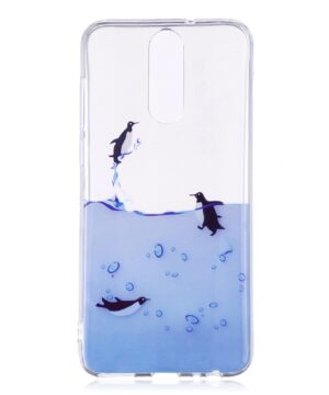 Силиконов калъф гръб Huawei Mate 10 Lite - пингвини