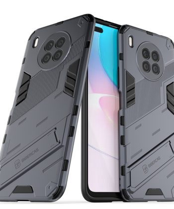 Хибриден калъф гръб Armor Kickstand Case Huawei Nova 8i / Honor 50 Lite - сив