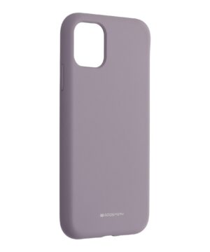 Силиконов калъф гръб Mercury Silicone iPhone 11 - лавандула