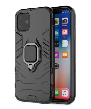Хибриден калъф гръб Ring Armor Case iPhone 11 - черен