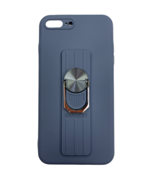 Силиконов калъф гръб Bracket Ring Case iPhone 7 Plus / iPhone 8 Plus - син