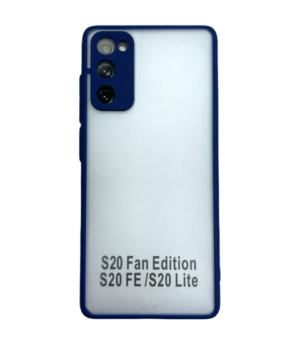 Силиконов калъф гръб Milky Case Samsung Galaxy S20 FE - син